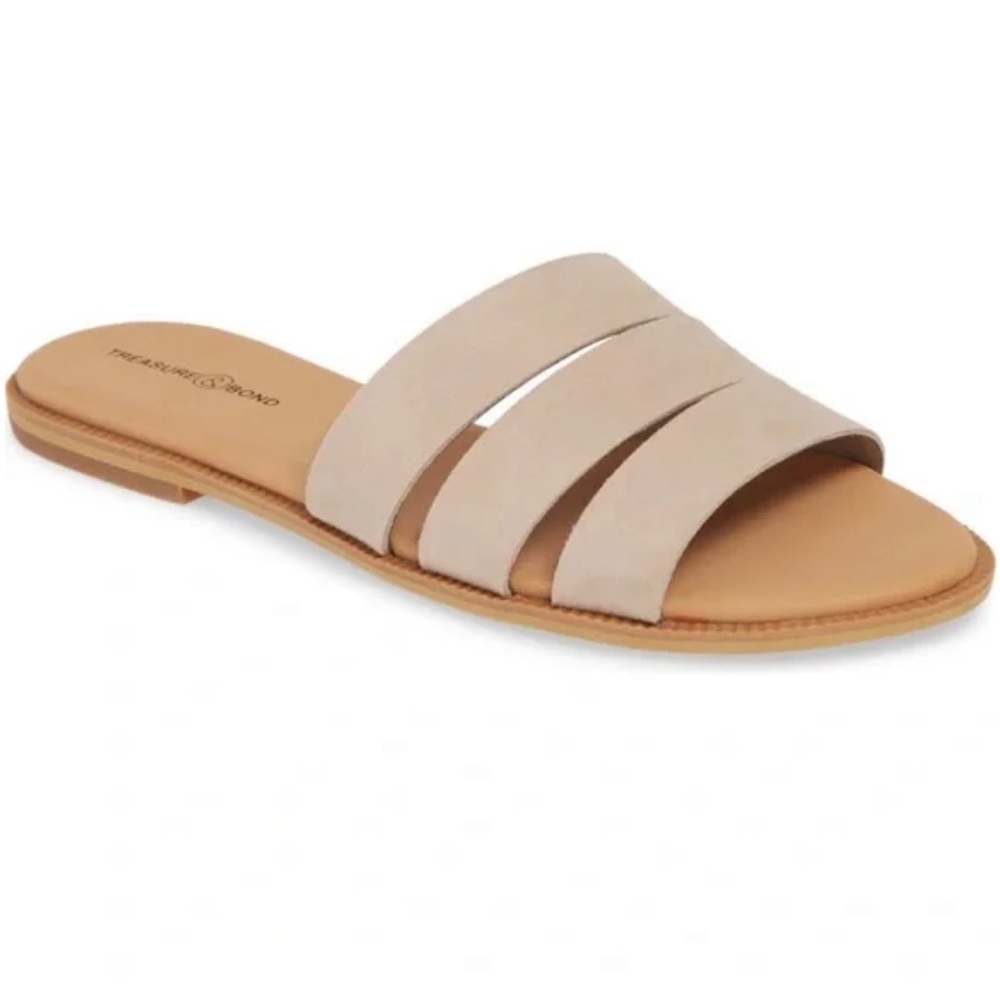 Treasure and Bond Miles Slide Sandal Blush